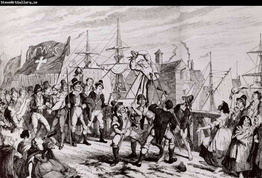 Thomas Pakenham The rebels executing their prisoners on the bridge at Wexford